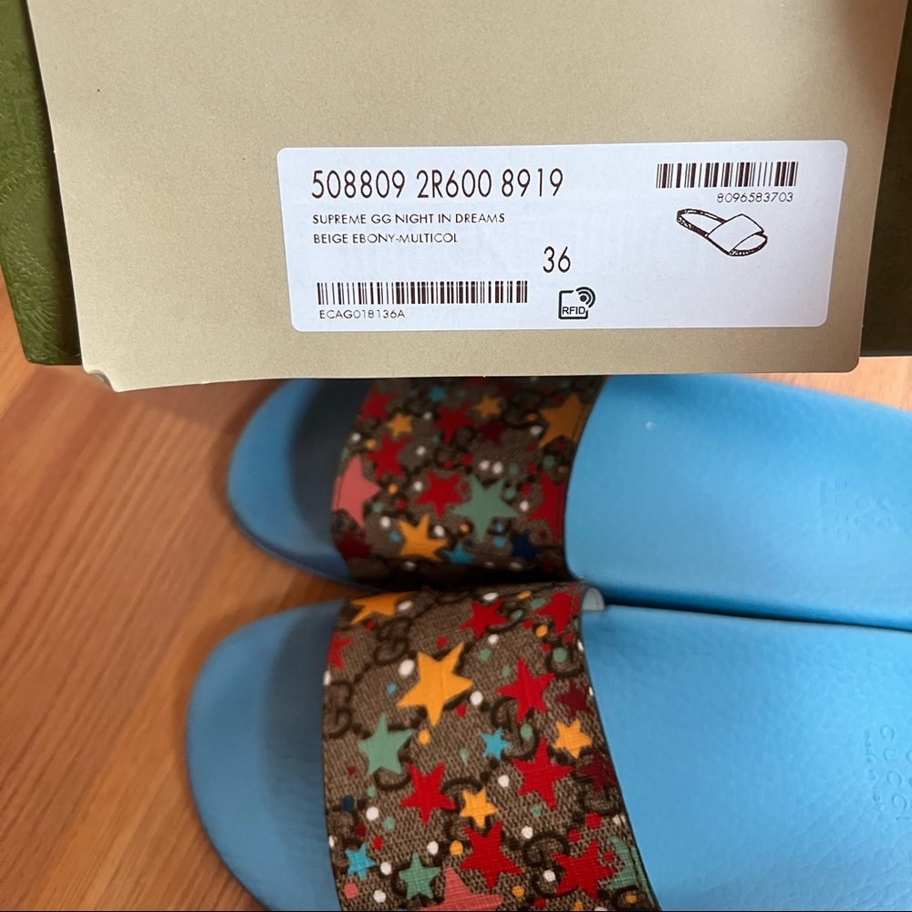 Authentic Gucci Kids Slides (used a few times) Size 36/US 4